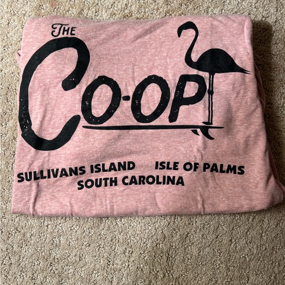 Next Level Apparel Tops - Pink Graphic Tee